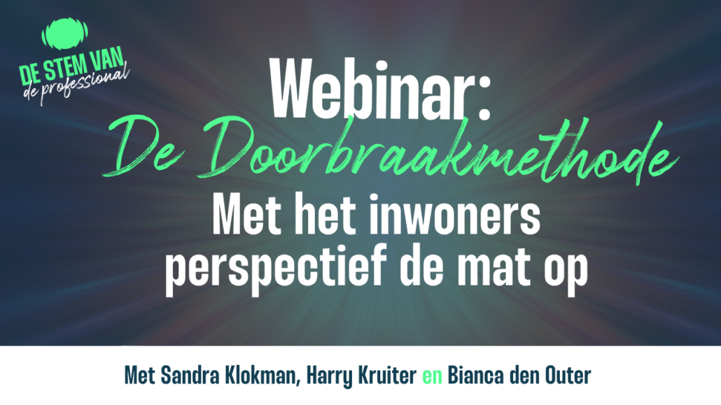 Webinar De Doorbraakmethode